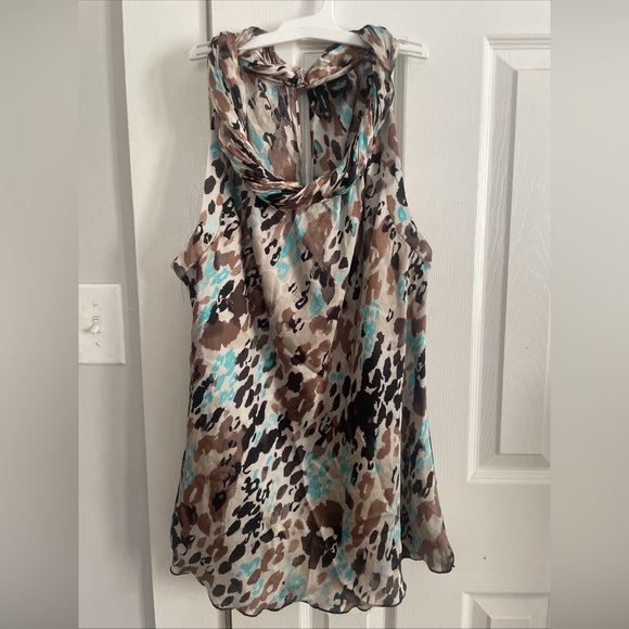 New Directions Y2K Multicolor Sleeveless Blouse - Picture 2 of 7